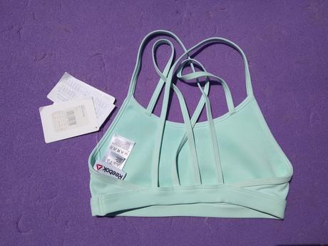 Nová mint sportovní podprsenka reebok - vel. xs, reebok,xs