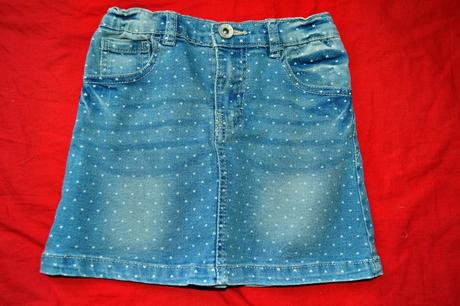 Pružná riflová sukně v.122, 122