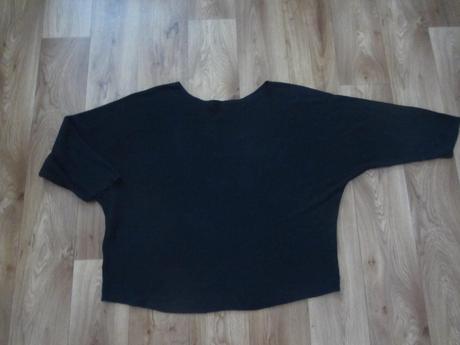 Tenký tmavěmodrý svetr, xxl