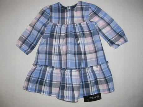 Dívčí bavlněné šatičky z tenkého flanelu, st. bernard,68