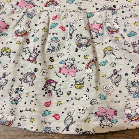 Mikinové bavlněné obrázkové šaty, matalan,110