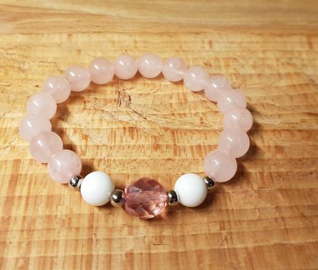 Jarní náramek skleněný, 