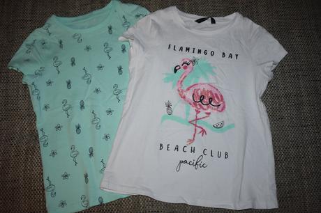 2x triko george s plameňáky, 128, george,128