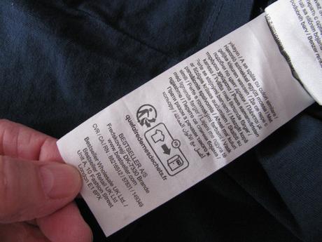 Modré bavlněné tričko s frajerským obrázkem, 140