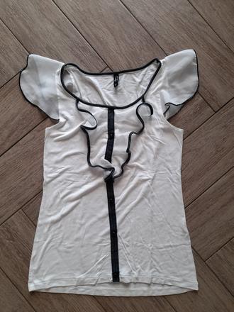 Dámské tílko s volánem zn. ann christine, vel. xs, xs