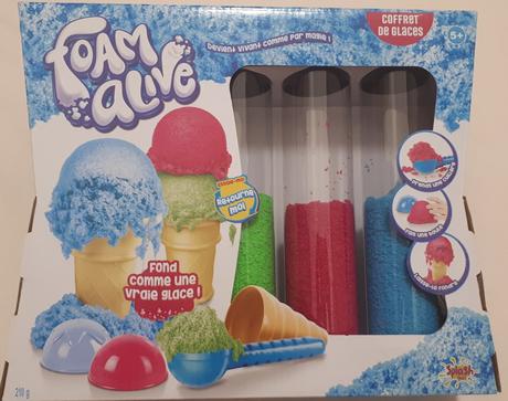 Foam alive - písková zmrzlina,