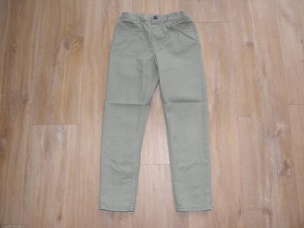 Chlapecké světlé khaki rifle / džíny h&m vel.134, h&m,134