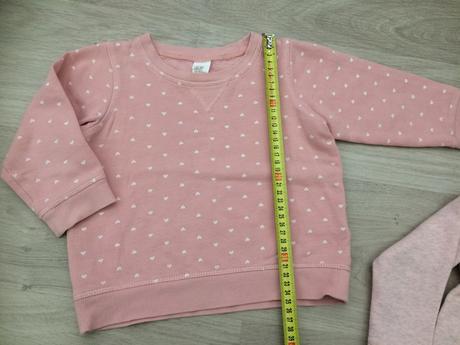 Růžové mikinky, h&m,92
