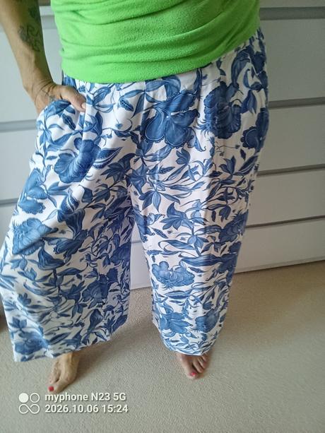 Kalhoty široké zn."h&m" vel."42", h&m,42