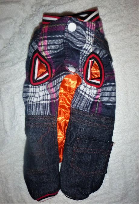 Psí obleček klučičí džíny+košile, 