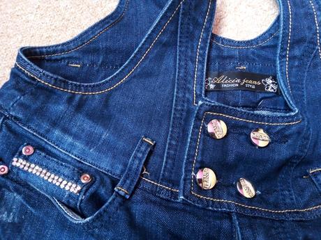 Lacláče šortky zn."alicia jeans" vel."28/m", m