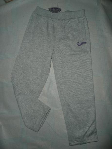 Tepláky vel 116 - 5-6 let šedé flees, l.a. gear,116 / 122