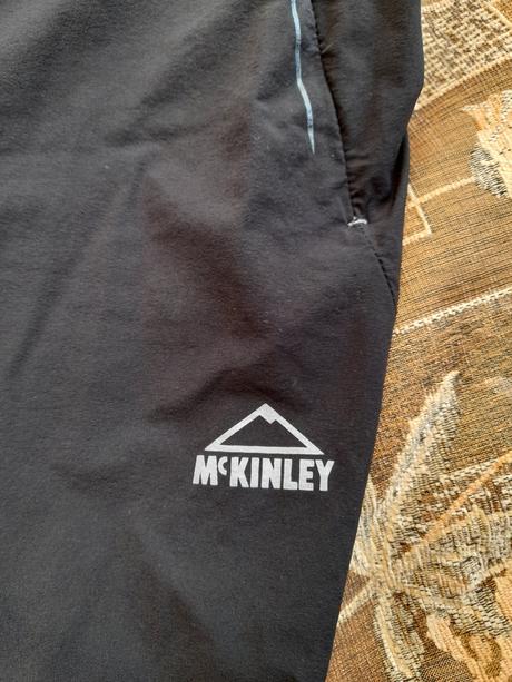 Šusťákové kalhoty mckinley černé dámské, s