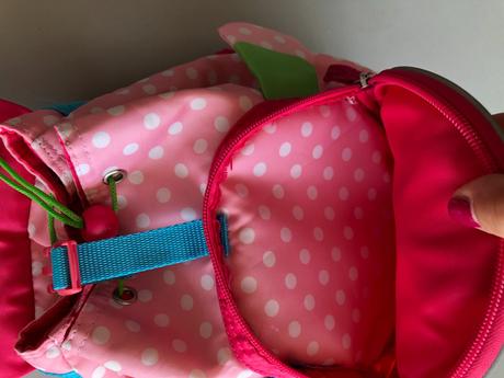 Sterntaler baťůžek beruška katharina růžová tečky, 