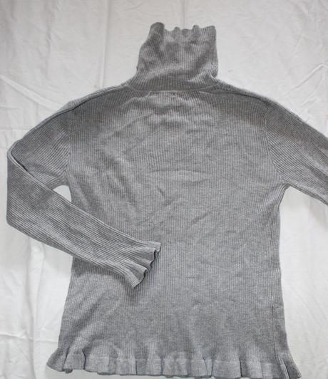 Vb190. žebrovaný šedý rolák 12 let, primark,152