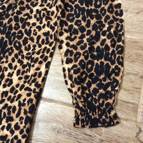 Lehoučké tygrované šaty s volánkem, primark,122