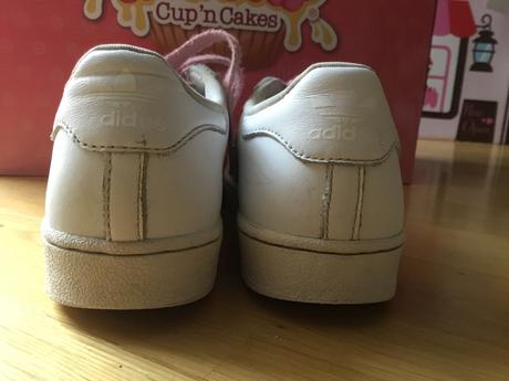 Bílé kozene tenisky adidas superstar vel 34, adidas,34