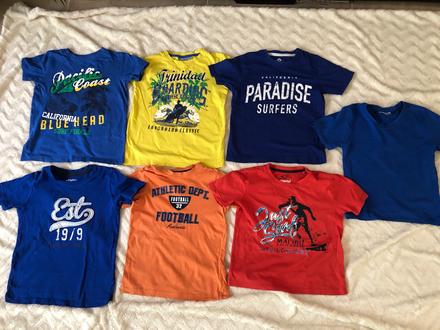 8 triček kluk 122/128, pepperts,122