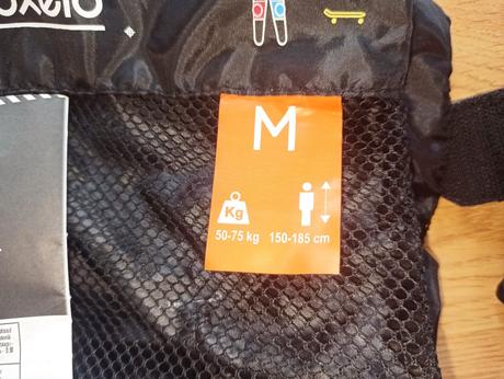 Chrániče na výšku 150-185 a váhu 50-75kg, m