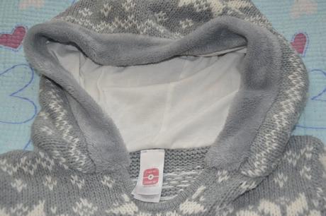 134 140 pletená teplá vesta, tunika, dlouhý svetr, c&a,140