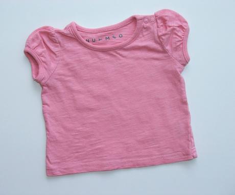 K452 růžové tričko vel. 62, nutmeg,62