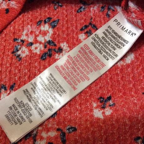 Letní květinkové šaty, primark,140