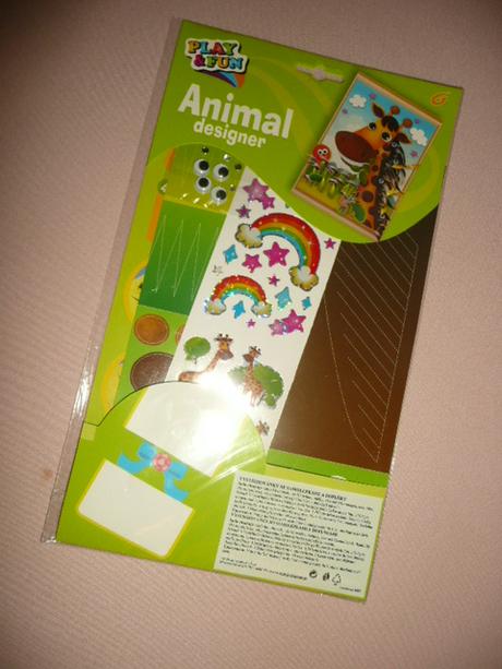 Žirafa vystřihovánky a samolepky,