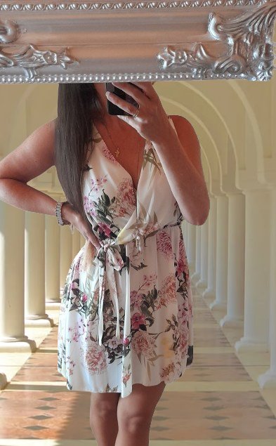 My hailys květované krátké šaty, l