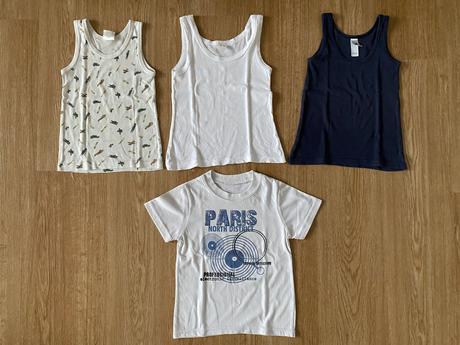 Chlapecký set 8ks - trika + roláky + tílka, 116