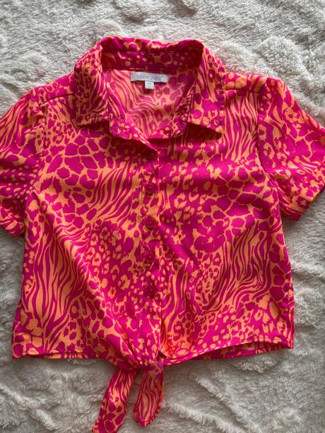 Košile letní crop top - v.7 let, bluezoo,122