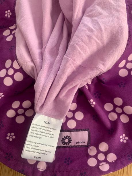 Fialový klobouk tcm vel. uni 86/98, tcm,98