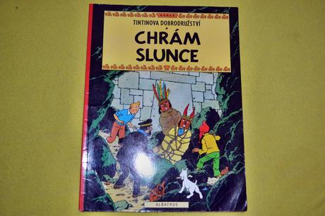 Retro komiks chrám slunce,