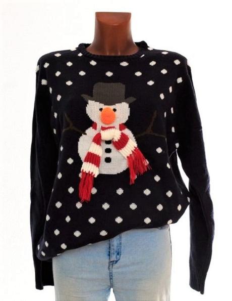 Unisex svetr se sněhulákem - vel.xl-xxl, xl