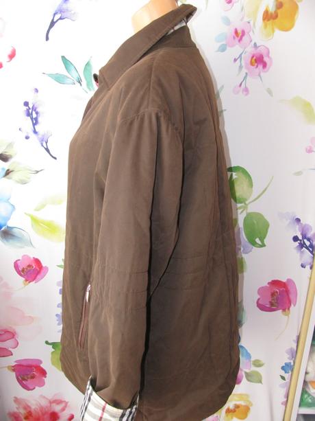 Tmavě hnědá přechodná bunda, jacket burberry, burberry,xxl
