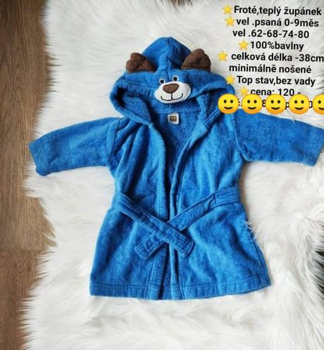 Župan-vel 0-9měs,vel 62-68-74, 74