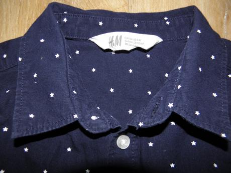Chlapecká modrá košile zn. h&m vel.134, h&m,134
