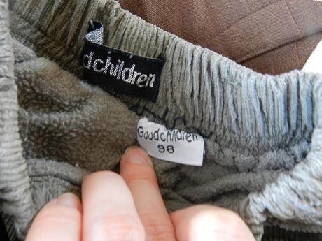 Kalhoty manžestrové zateplené, good children,98