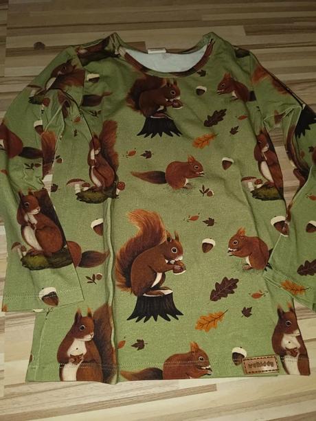 Tričko s veverky 116 walkiddy, 116