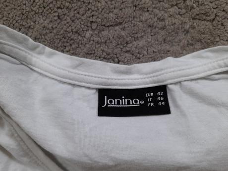 Janina bílé triko 42 kik, kik,42