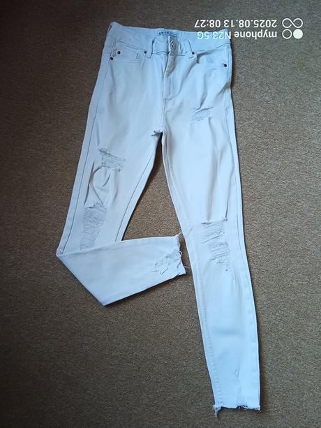 Rifle trhané zn."denim co " vel."38/m", denim co,38