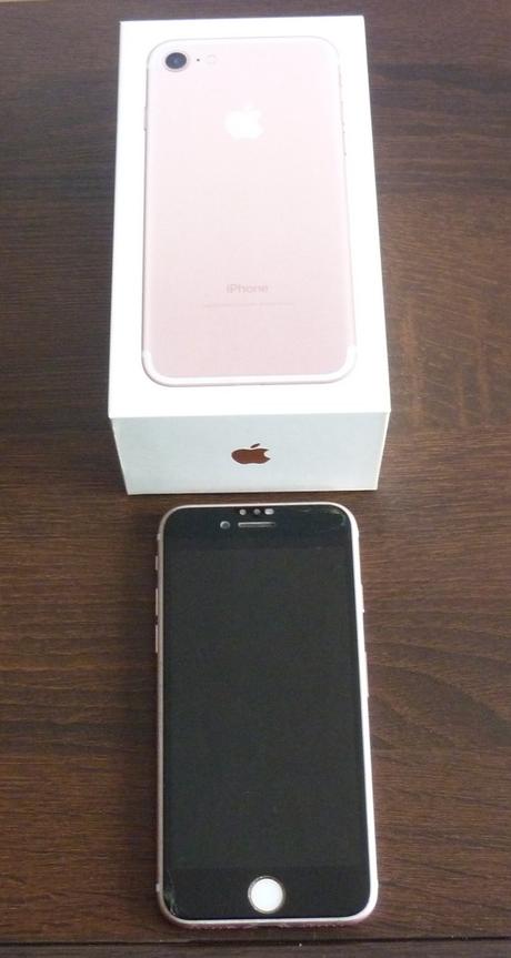 Apple iphone 7 světle růžové barvy, apple