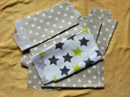 Pvc ubrusová omyvatelná látka metráž 7ks 70x70 cm, 