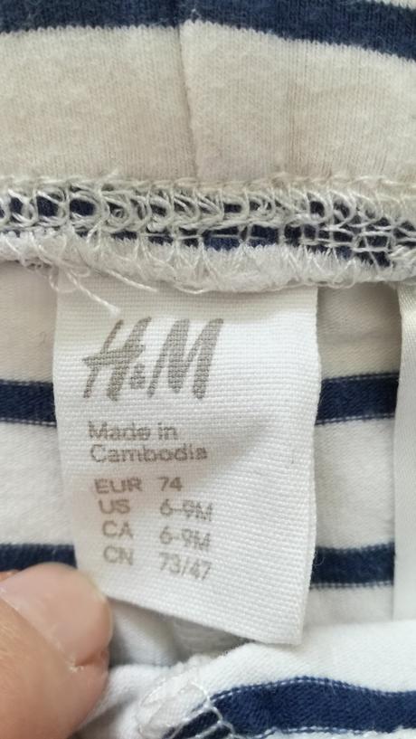 Legíny 3/4, h&m,74