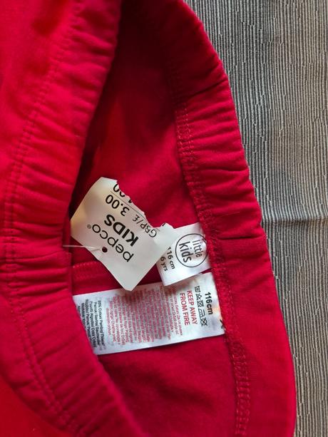 Zateplené legíny s vánočním motivem vel. 116, pepco,116