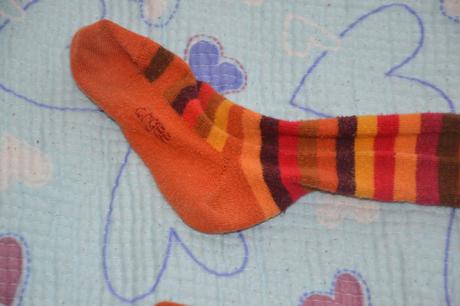 Teplé punčošky punčocháče punčochy pruhované, ergee,98