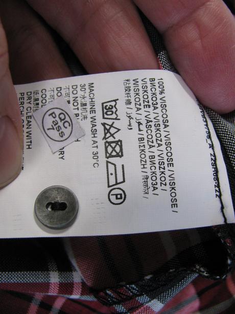 Dívčí károvaná viskozová košile na zip, ovs,164