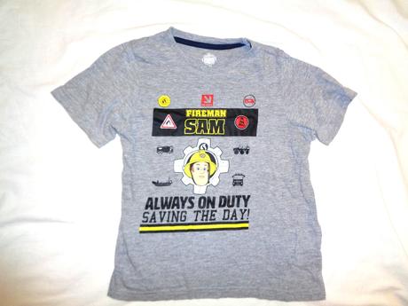 Super šedé tričko se samem 110/116, 110