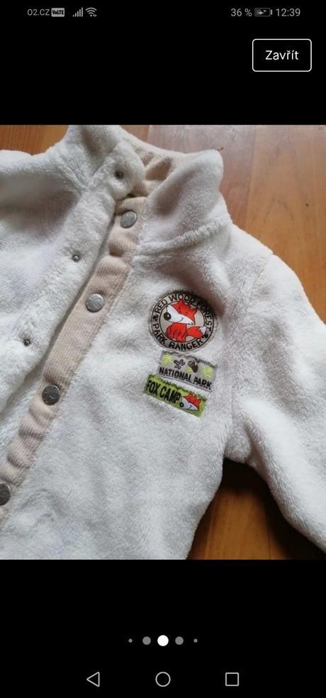 Dětská fleec. mikina, ergee, ergee,86
