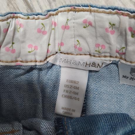 Dívčí riflova sukně 62, h&m,62