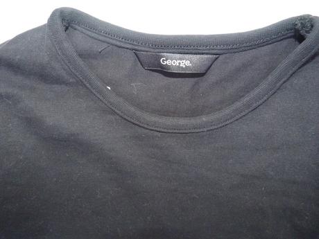 Černé tričko vel. 128, george,128